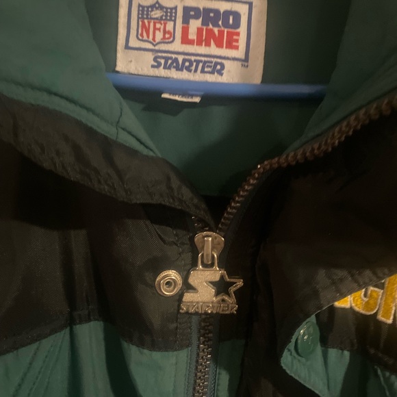 Vintage Starter Pro Line Zip Up puffer long Jacket - Picture 3 of 8